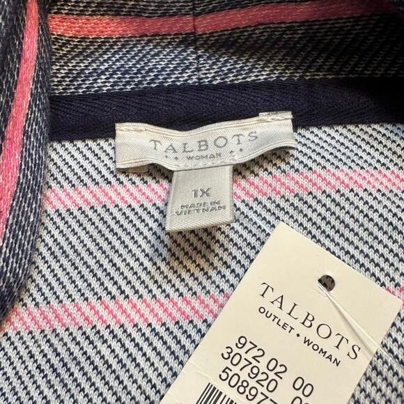 New Talbots Sweatshirt sz 1X Pull over Cowl neck sweatshirt - Picture 7 of 7